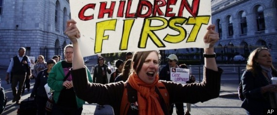 California Teacher Protests