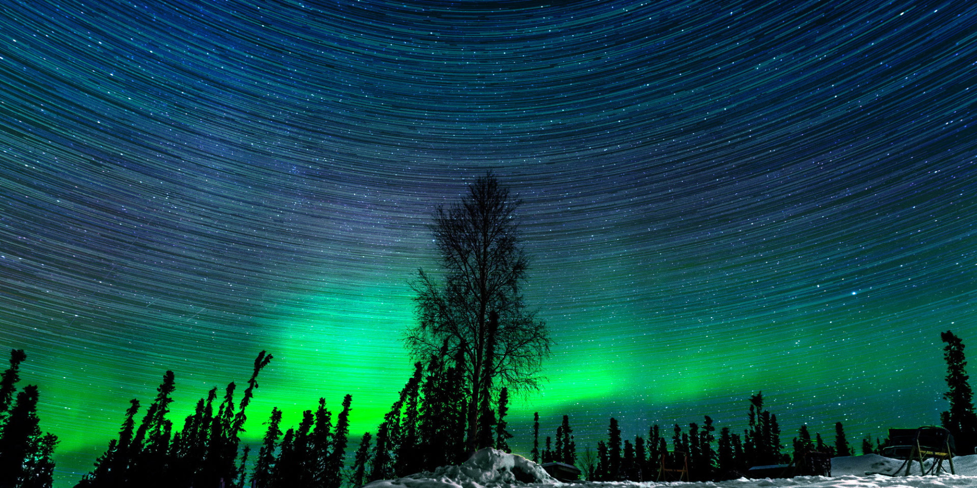 Hypnotic Northern Lights Time-Lapse Captured Over 2 Magical Nights in Alaska - Huffington Post