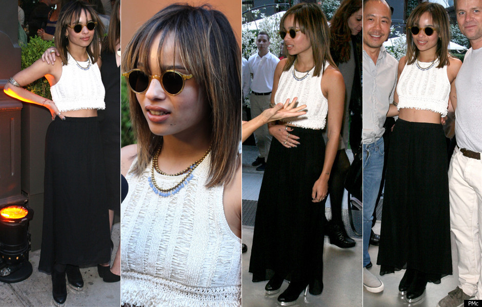 Zoe Kravitz Rocks Crop Top On Tuesday Night PHOTOS POLL 