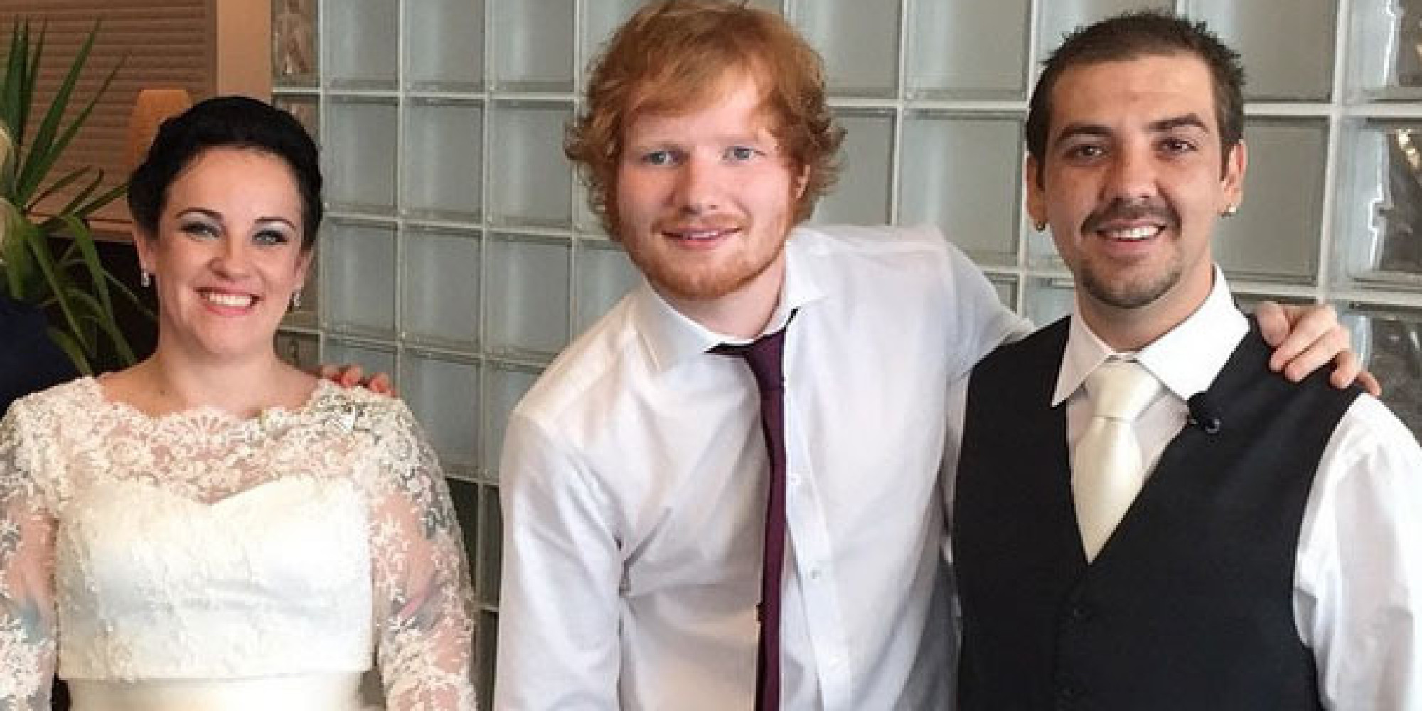 Ed Sheeran Surprises Couple With Wedding Performance Of Thinking Out Loud Pics Video