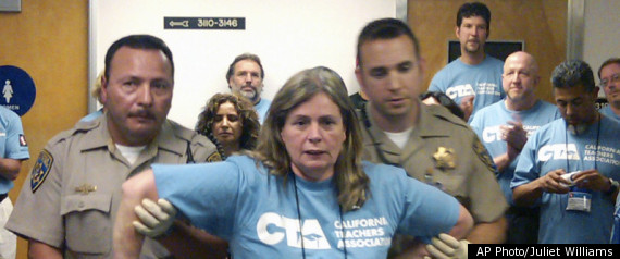 California Teacher Protests