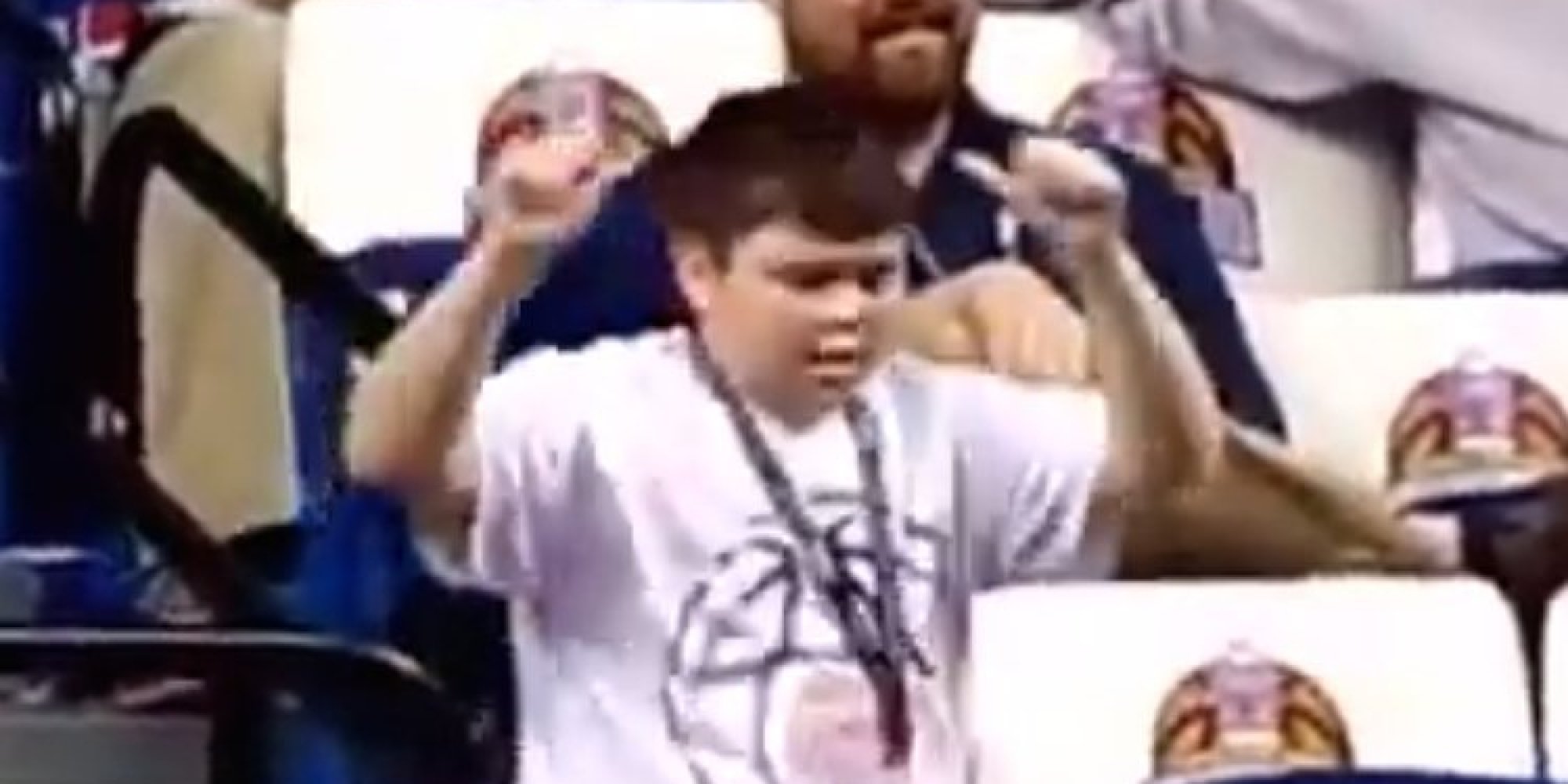 This Happy Kid Dancing To 'Happy' At A Basketball Game Will Make You