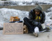 Artist's Reimagined Cardboard Signs Help Shine A Light On Chicago's Homeless