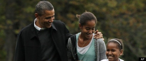 Obama Sasha Malia