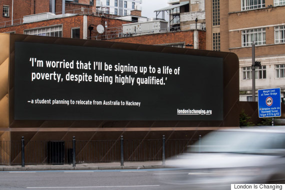 london is changing billboard