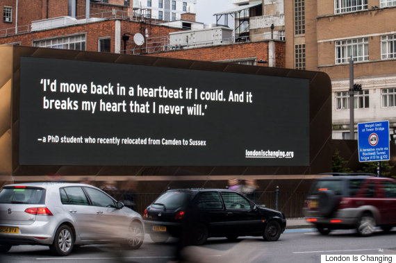 london is changing billboards