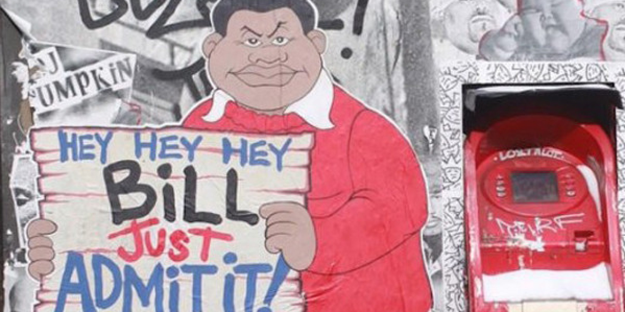 One Street Artist Is Calling Out Bill Cosby All Around New York HuffPost