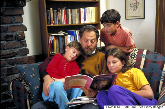 child reading parent jewish