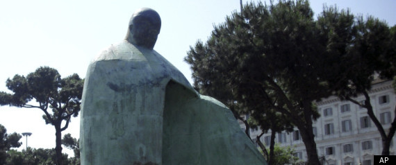 Pope Statue