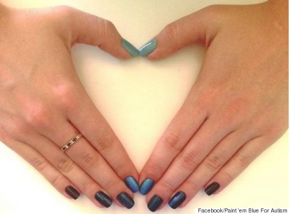 blue nails