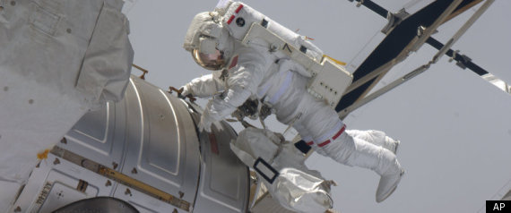 Astronaut Spacewalk Eye Endeavour