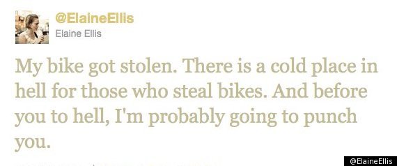 Bike Thief Tweet