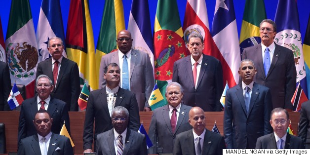 Obama Shakes Hands With Raul Castro Ahead Of Historic Meeting