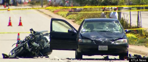 Southern California Motorcycle Officers Collide In Funeral