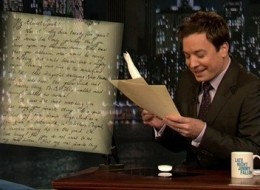 WATCH: Fallon's Touching Letters To Oprah