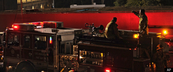 Dodger Stadium Fires
