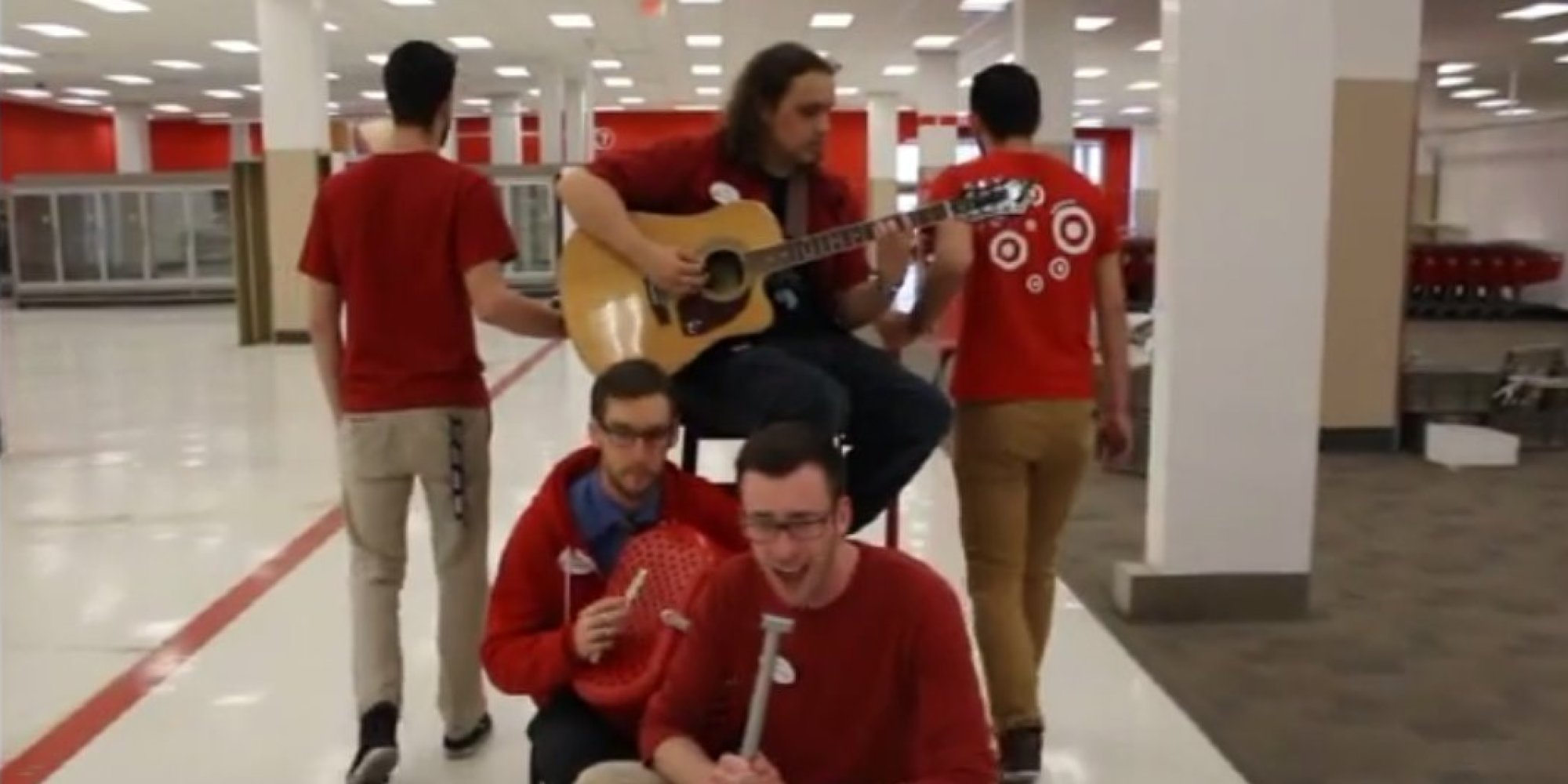 Laid Off Canadian Target Employees Embrace 'Closing Time' With