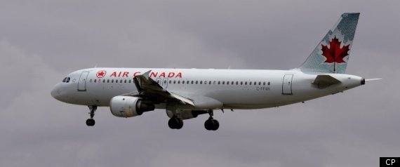Air Canada Jet Lightning