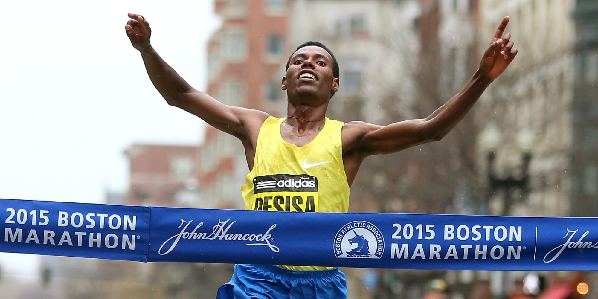 Lelisa Desisa Is The Men's Winner Of The 2015 Boston Marathon HuffPost