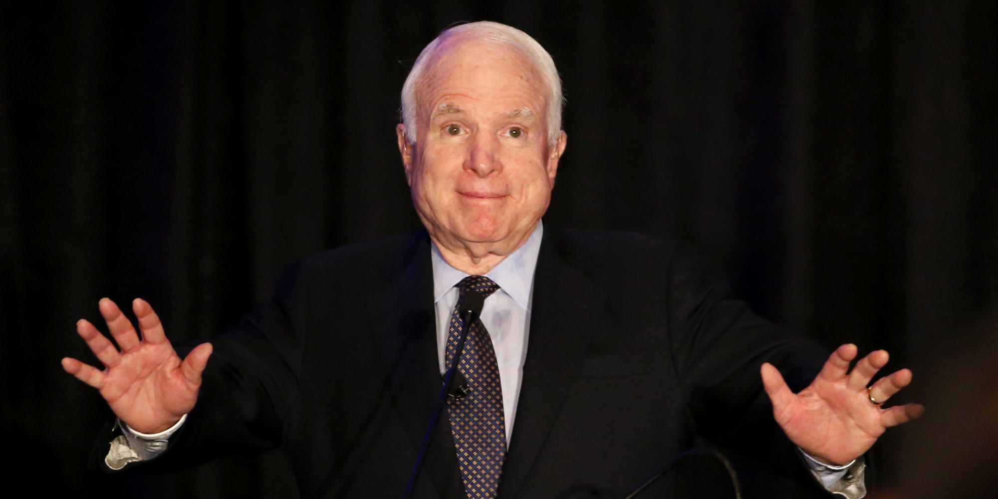 John McCain Just Can #39 t Stop Laughing At Ted Cruz HuffPost