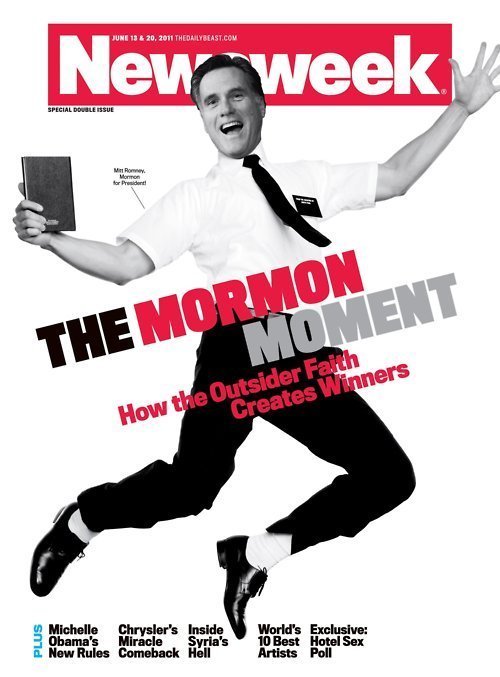 newsweek mitt romney cover. The cover itself.