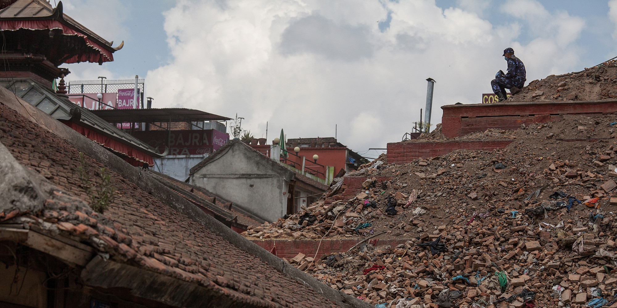 Aerial Footage Of Nepal Earthquake Epicenter Reveals Landslides And