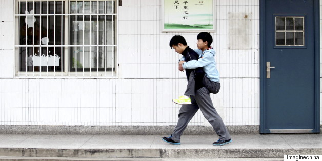 For Past 3 Years, Teen Has Carried Fellow Student Who Has Muscular Dystrophy To Class