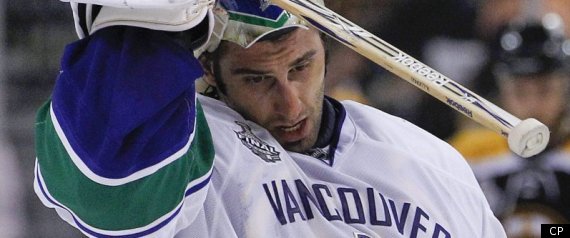 Canucks Bruins Stanley Cup Luongo