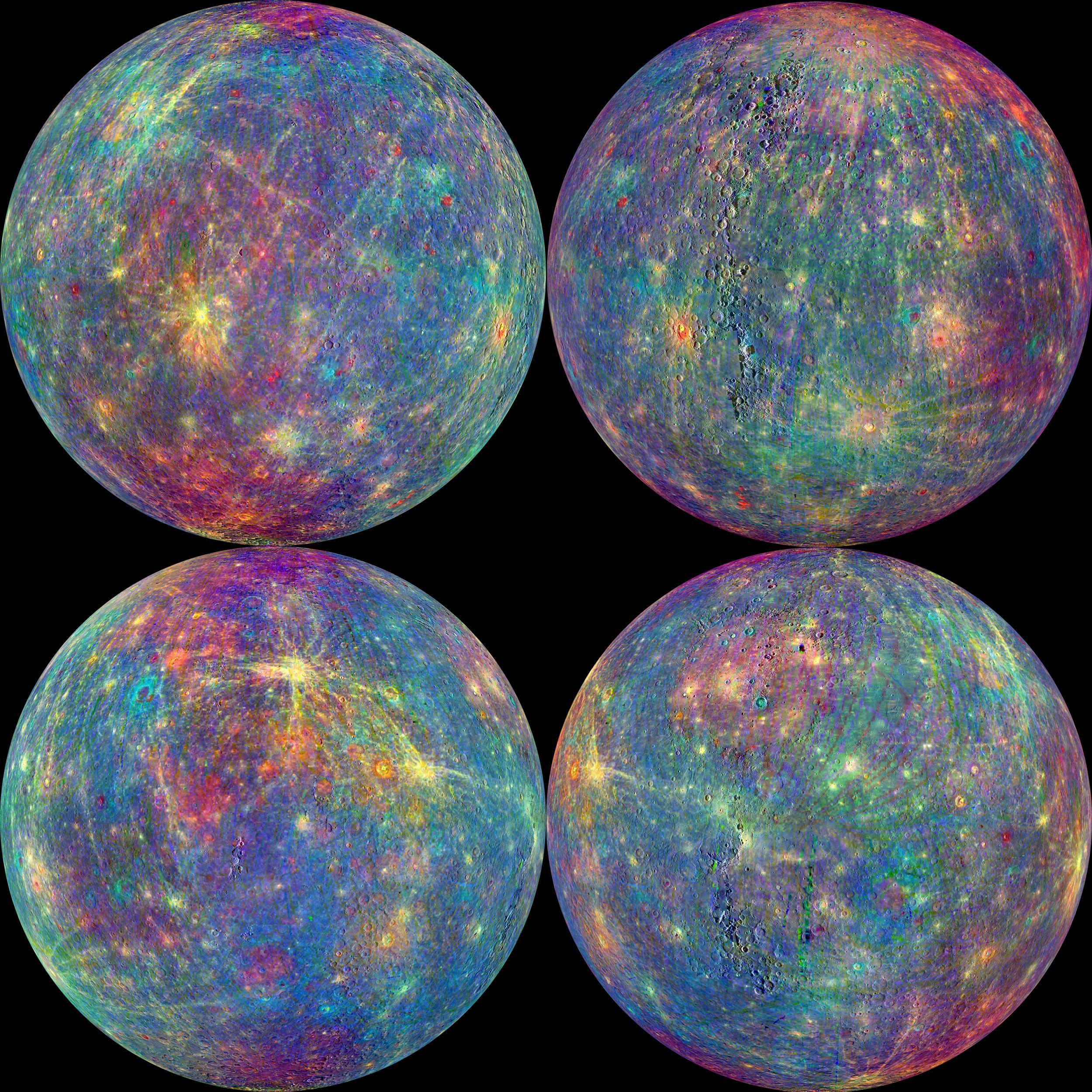 Stunning New Images From Mercury MESSENGER Spacecraft