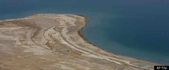 Dead Sea Shrinking Flooding