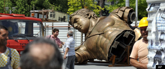 Macedonia Alexander Statue
