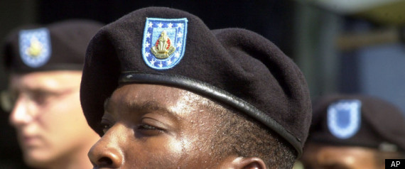 black army beret