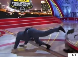 Shaq Eats It On Inside the NBA, Immediately Becomes An Internet Meme