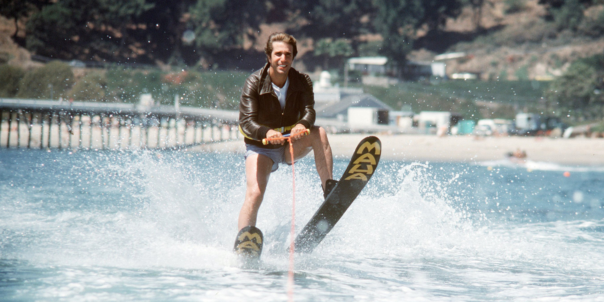 Image result for fonzie jump the shark