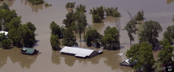 Mississippi River Flooding Levee Damage 2011