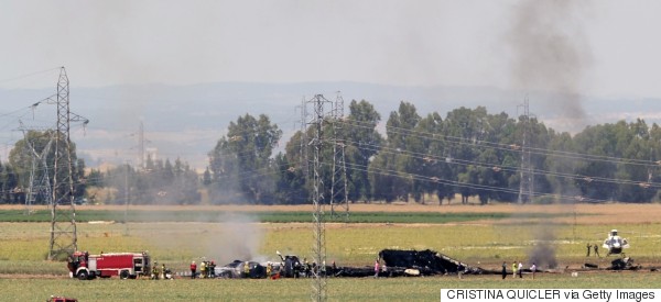 Spanish Military Plane Crashes, Killing Crew