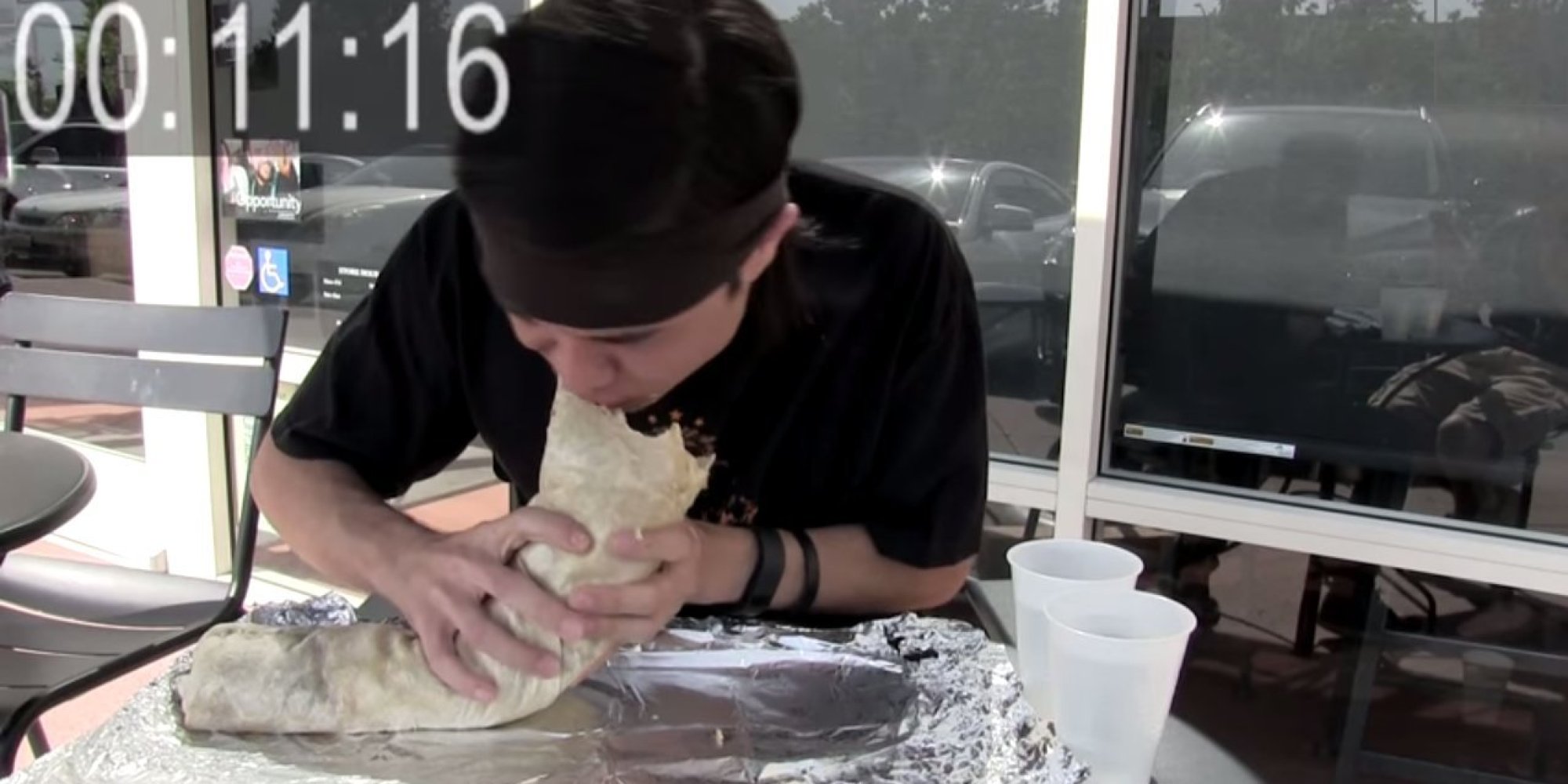 Hero Eats Biggest Burrito We've Ever Seen In Under 2 Minutes HuffPost