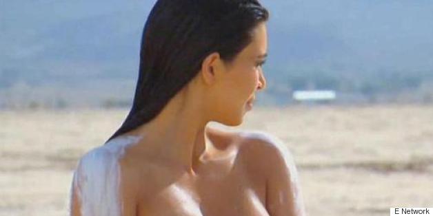 Meanwhile, Kim K Posed Nude To Discuss Insecurities