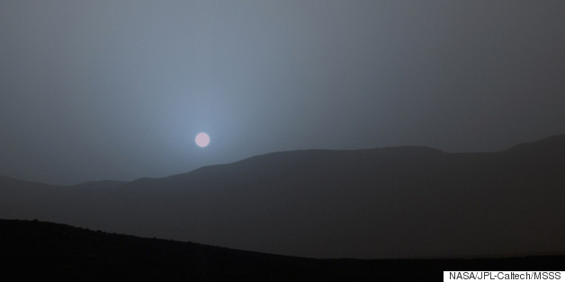 Curiosity Captures Sunset On Mars