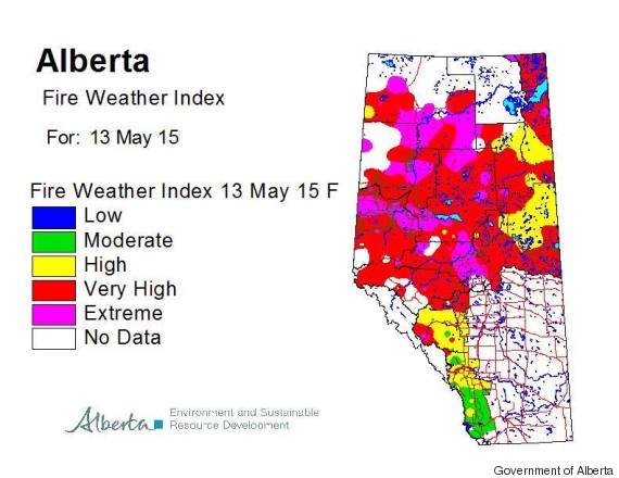 Alberta Wildfires Burn In West And Central Alberta 3004