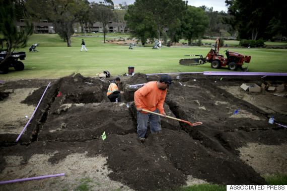 california golf drought