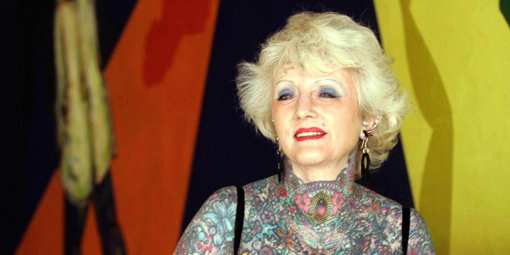 Isobel Varley Worlds Most Tattooed Female Senior Remembered Huffpost 