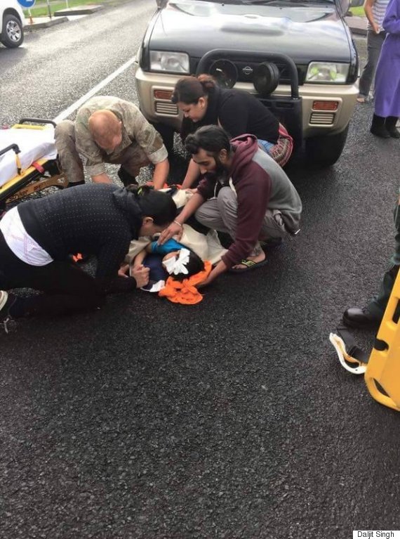 sikh saves injured boy