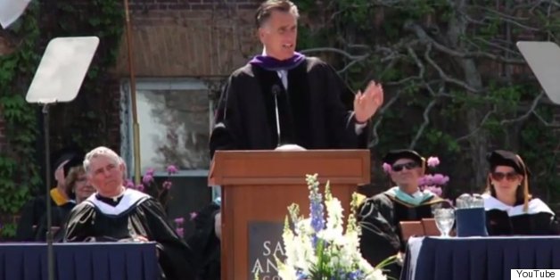 Mitt Romney Reminds Grads To 'Live A Large Life,' But Not By Seeking 'Fame And Fortune'