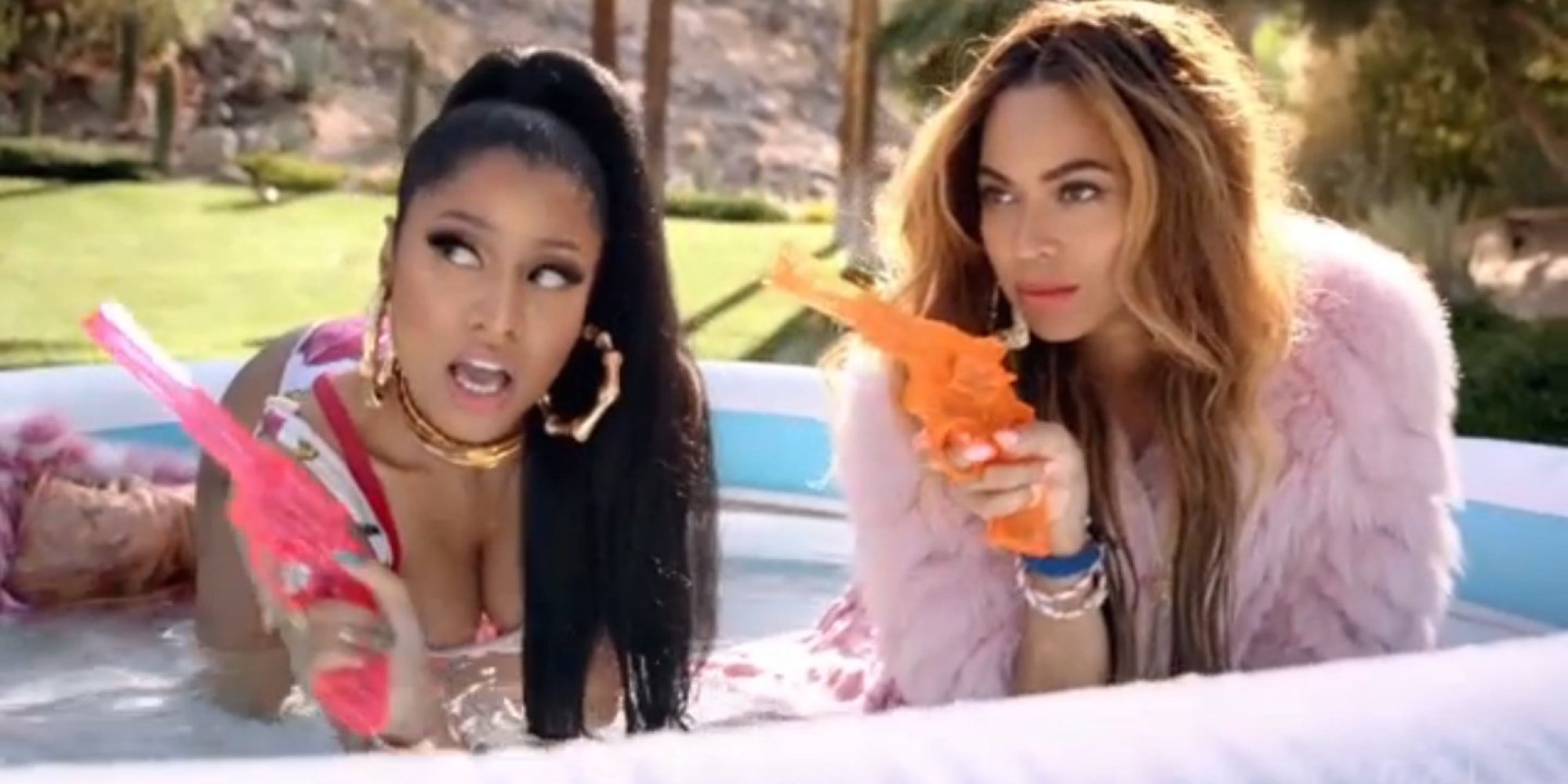 Nicki Minaj And Beyoncé Have An Awesome Summer Party In Feeling Myself