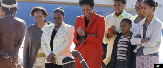 Michelle Obama Botswana
