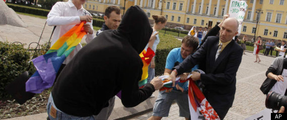 Russia Gay Pride Attack