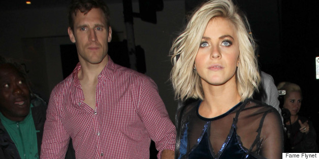 Julianne Hough Tries The Sheer Trend With Harlequin Dress