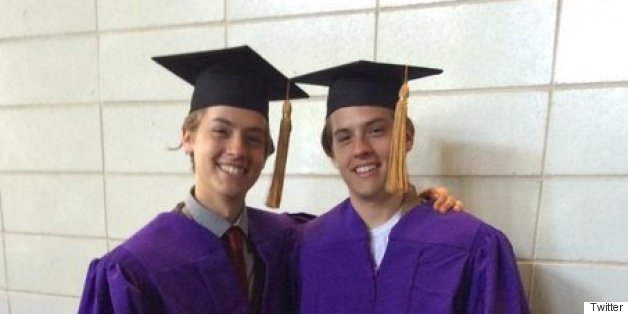 Dylan And Cole Sprouse Graduate From NYU