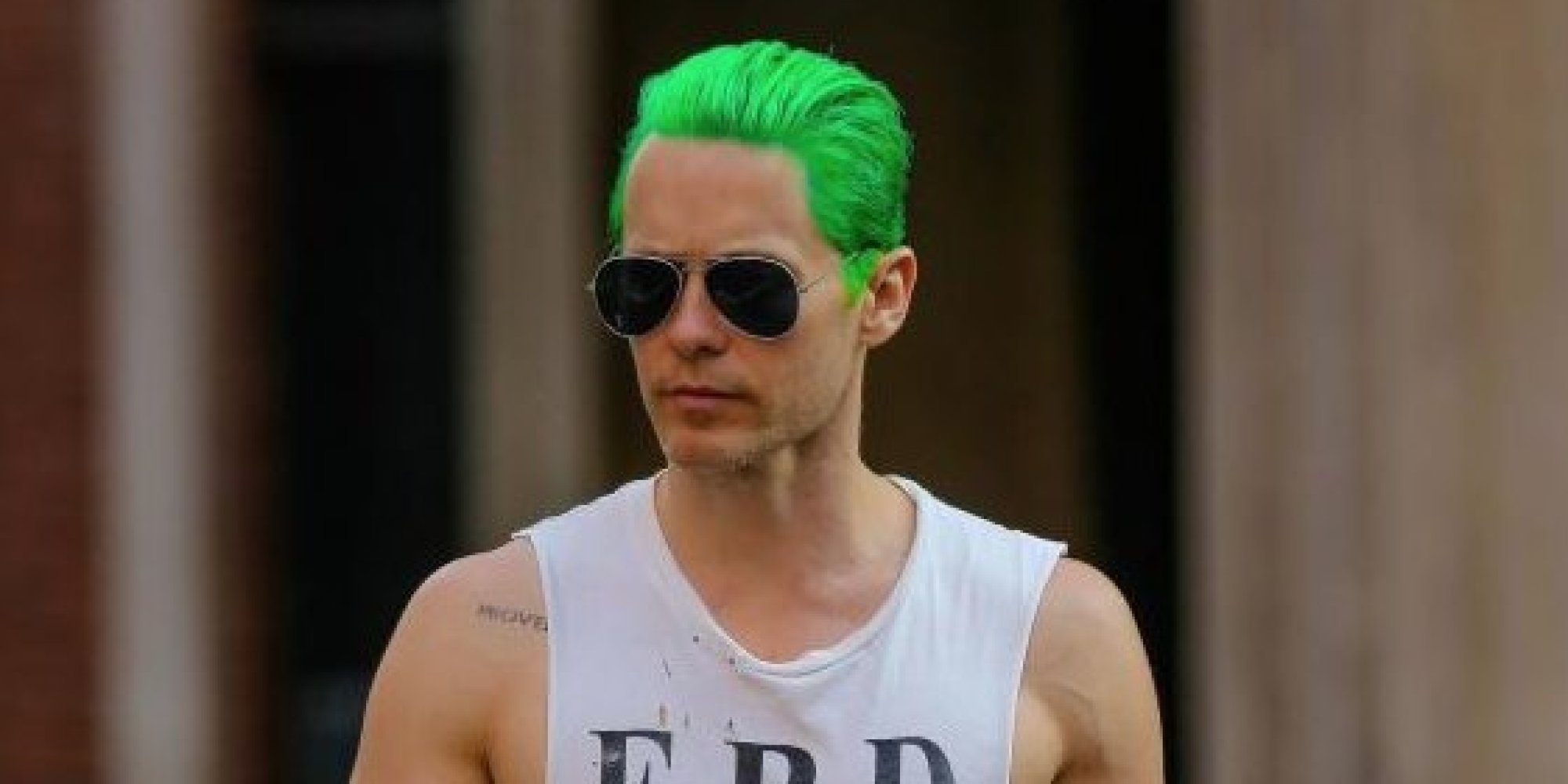 Jared Leto's Green Hair: Why 2015 Is The Year Of The Male Dye Job ... Jared Leto